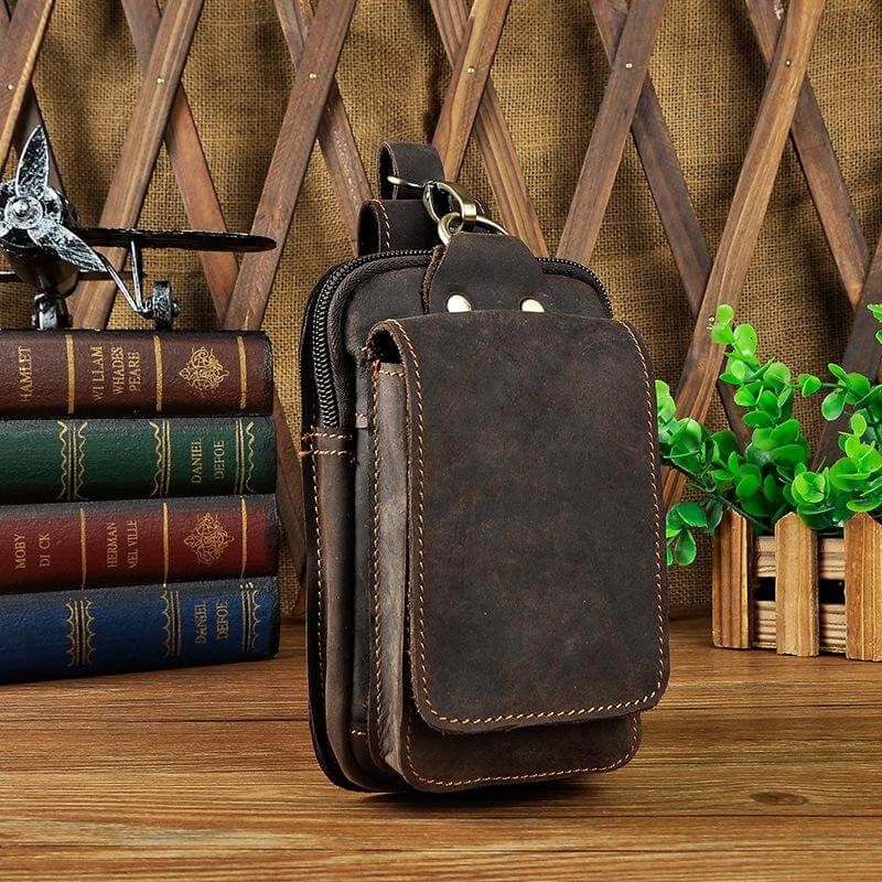 Genuine Leather Adjustable Belt Bag