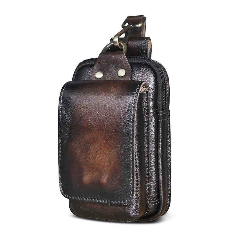 Genuine Leather Adjustable Belt Bag