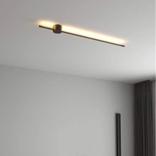 Modern Minimalist Wall Sconce Lamp in Aluminum with Integrated LED
