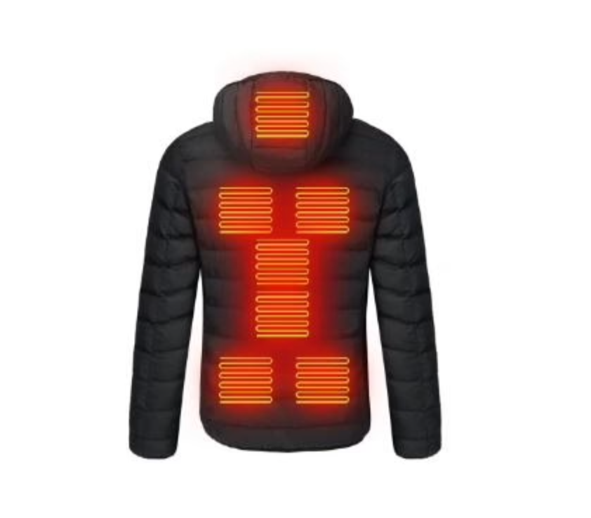 USB Heated Jacket for Men and Women - Lightweight Winter Coat with 3 Heat Settings