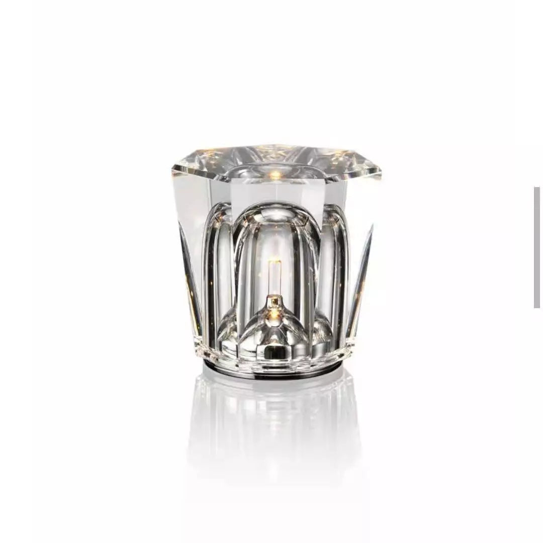 Wireless Crystal Table Lamp with LED Illumination