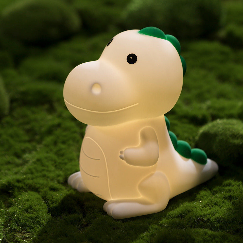 Cute Dinosaur LED Night Light for Kids - Rechargeable Color Changing Lamp