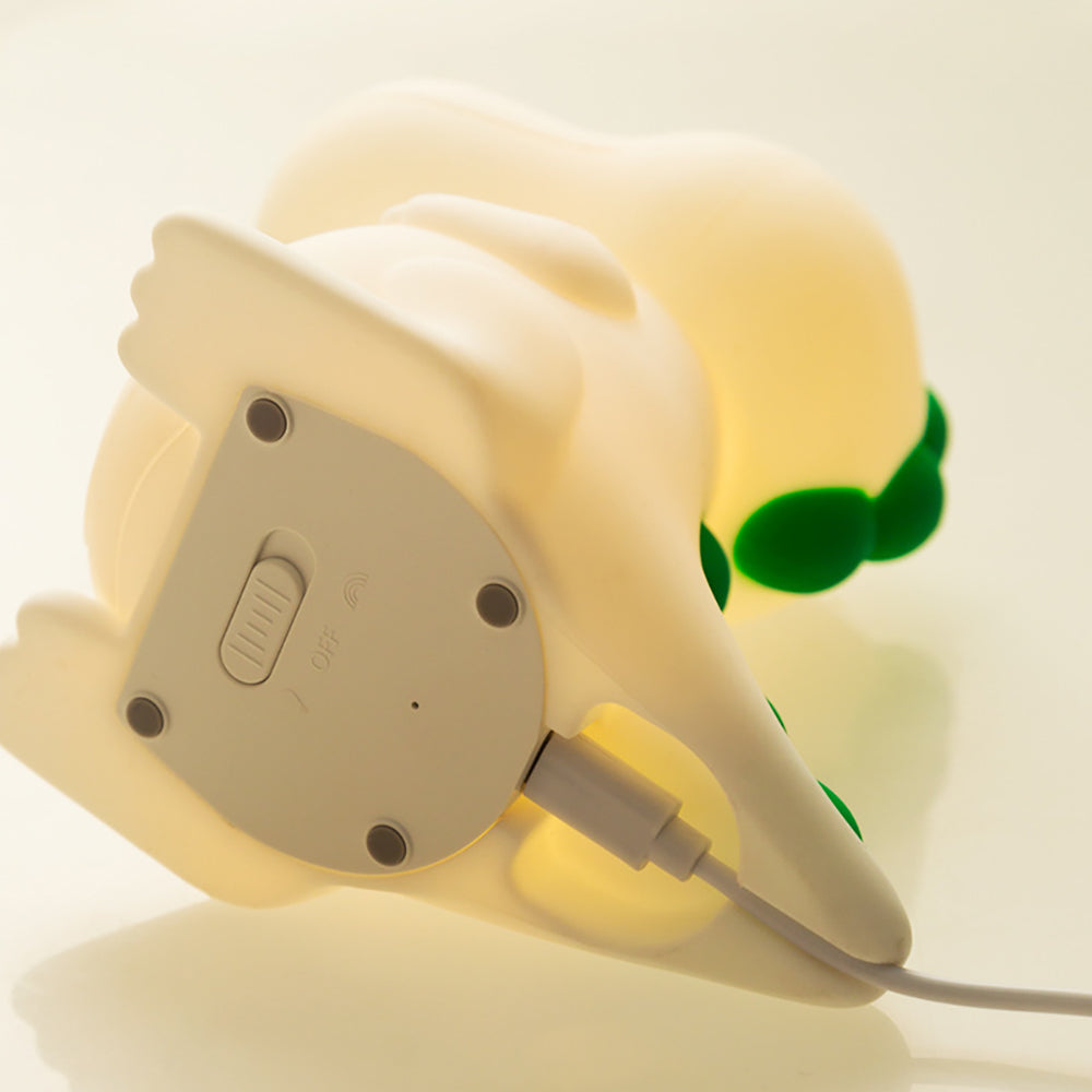 Cute Dinosaur LED Night Light for Kids - Rechargeable Color Changing Lamp