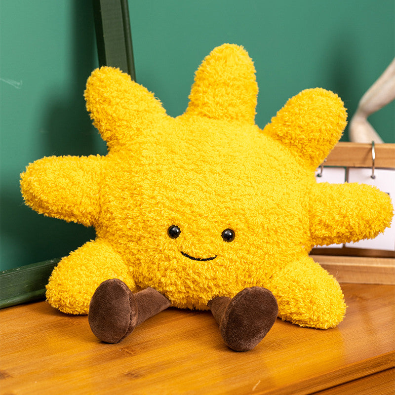 Weather-Themed Plush Butterfly Pillow