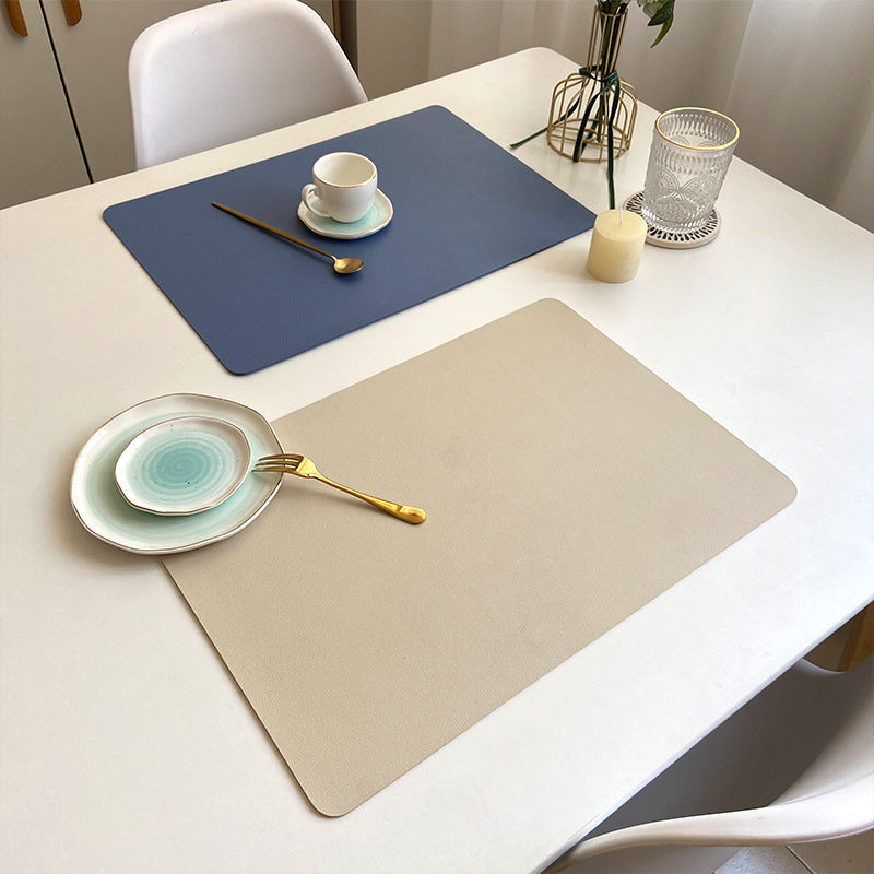 Double-Layer Leather Desk Pad - Waterproof and Heatproof