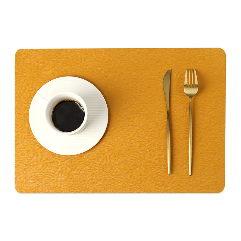 Double-Layer Leather Desk Pad - Waterproof and Heatproof