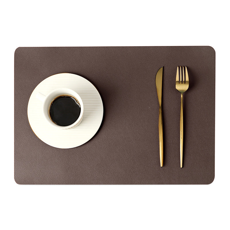 Double-Layer Leather Desk Pad - Waterproof and Heatproof