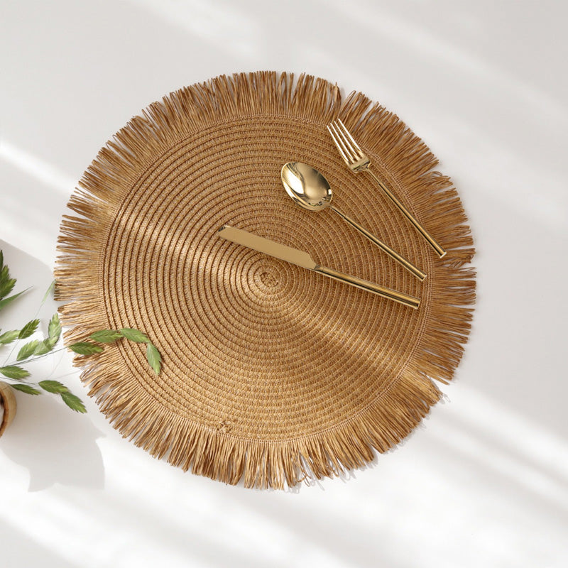 Round Braided Heat-Resistant Placemats