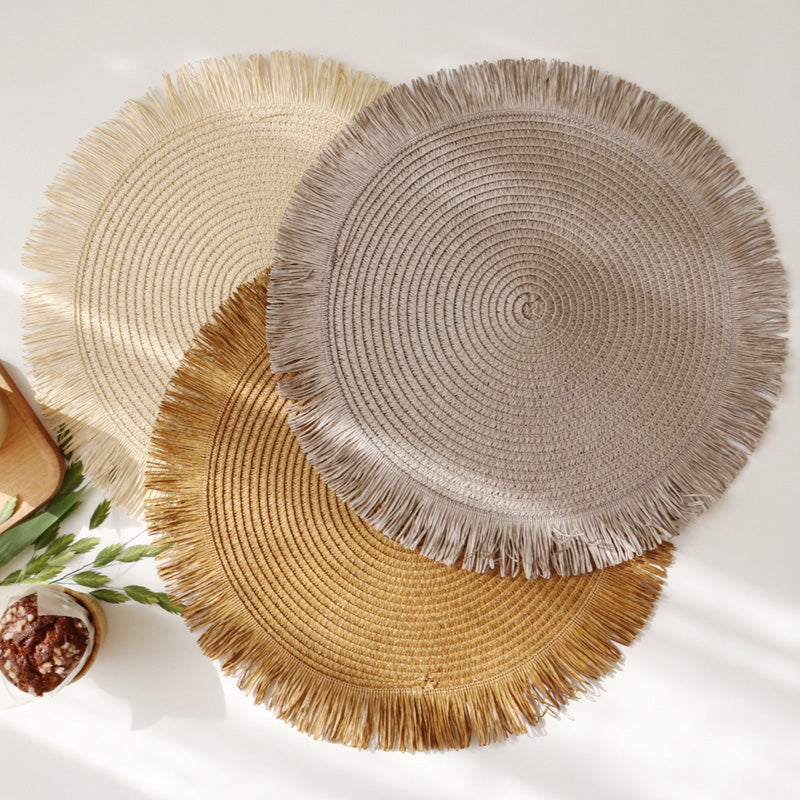 Round Braided Heat-Resistant Placemats