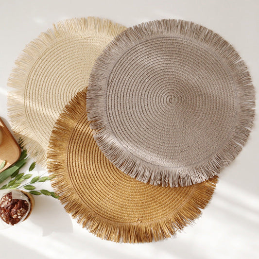Round Braided Heat-Resistant Placemats