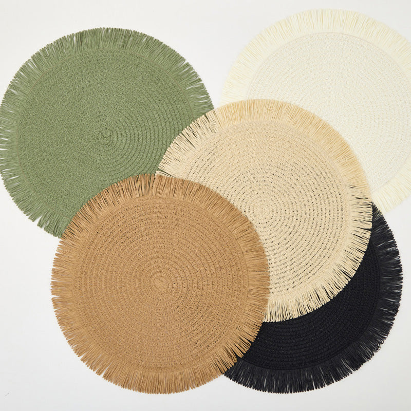 Round Braided Heat-Resistant Placemats