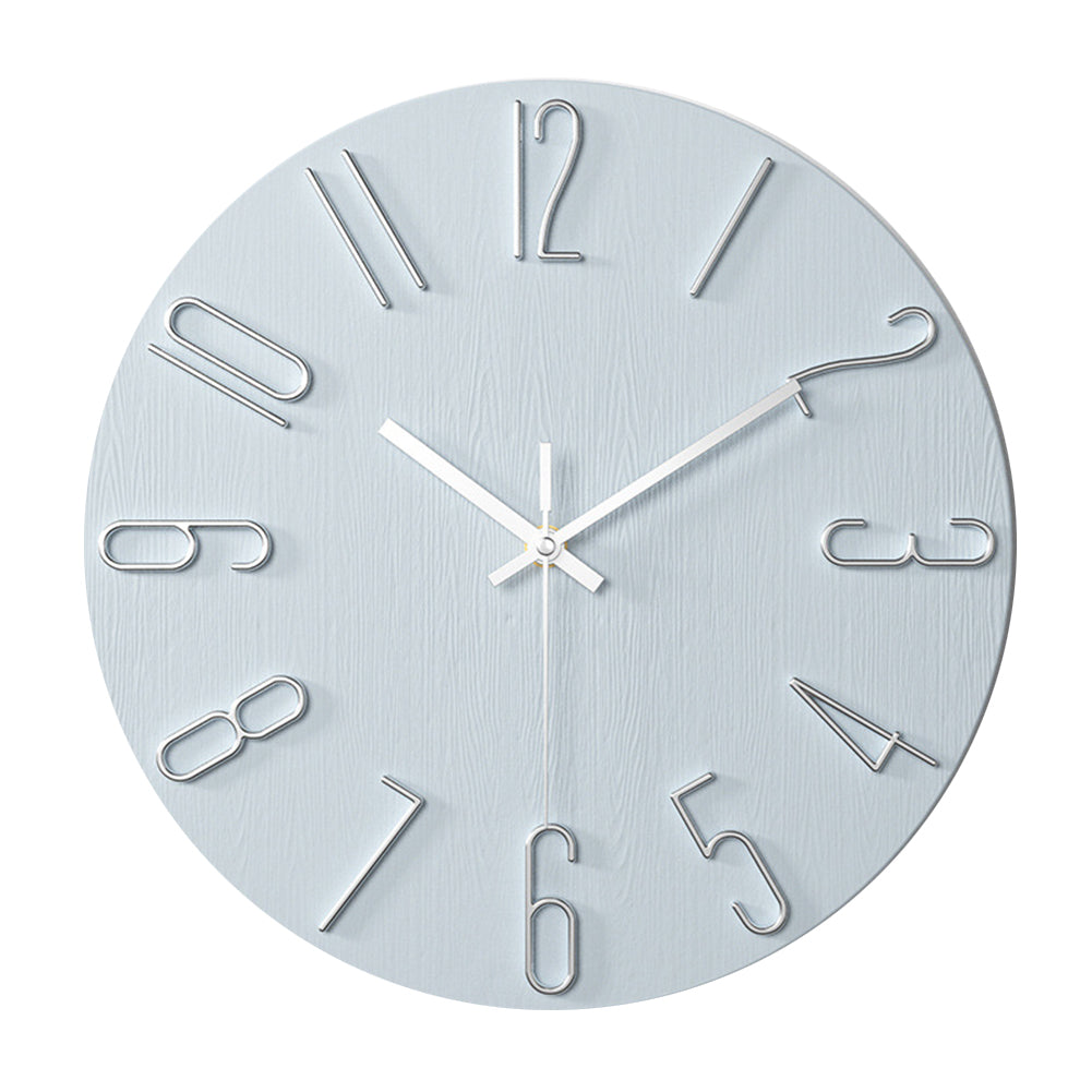 Elegant Plastic Wall Clock with Sleek Design