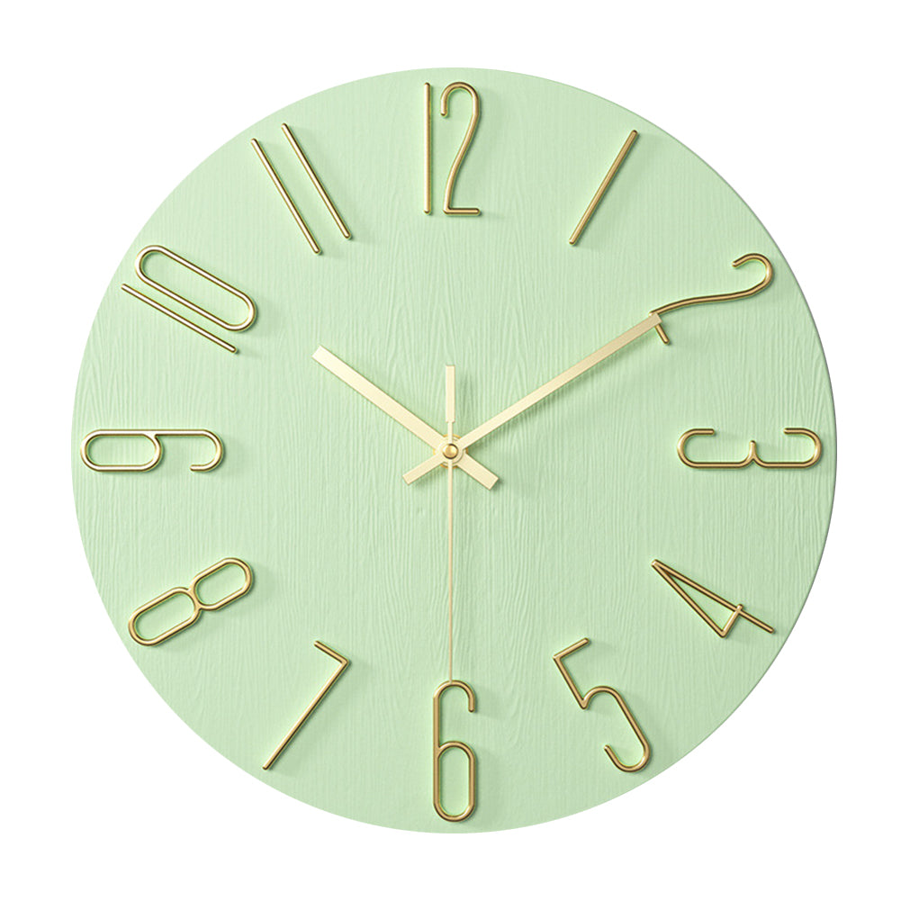 Elegant Plastic Wall Clock with Sleek Design