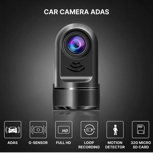 HD Car Dashcam with Night Vision and Motion Detection
