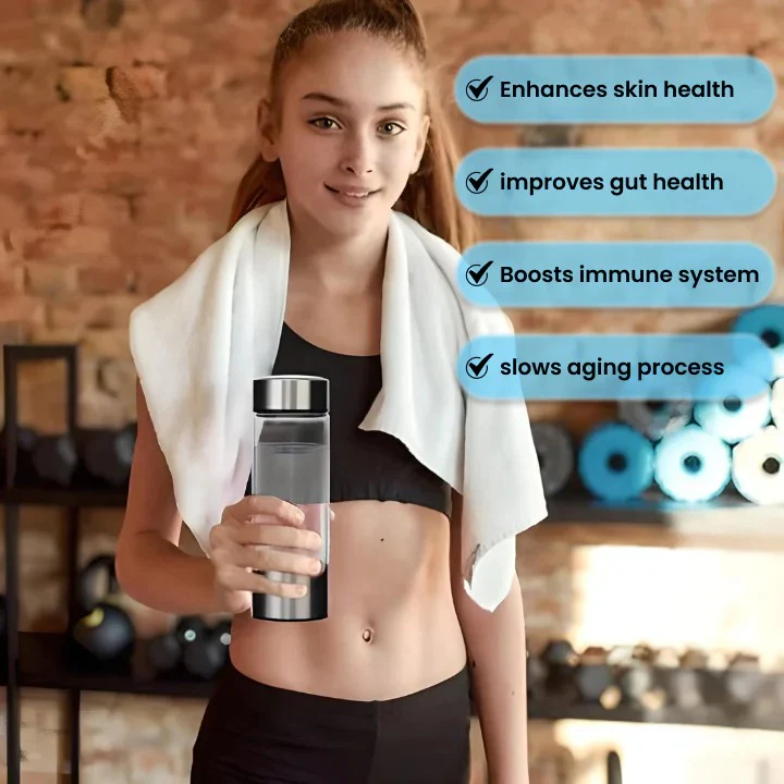 Portable Rechargeable Hydrogen Water Bottle