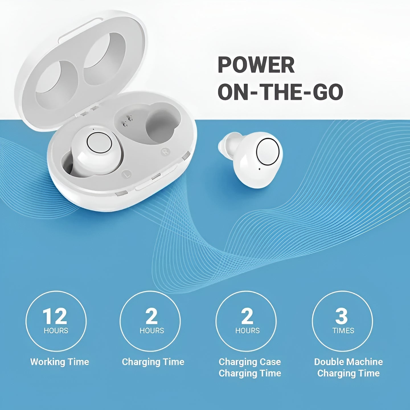 Bluetooth Rechargeable Hearing Aids with App Control