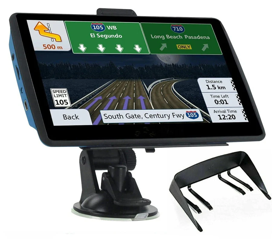 7 Inch Touchscreen GPS Navigation System with Lifetime Map Updates