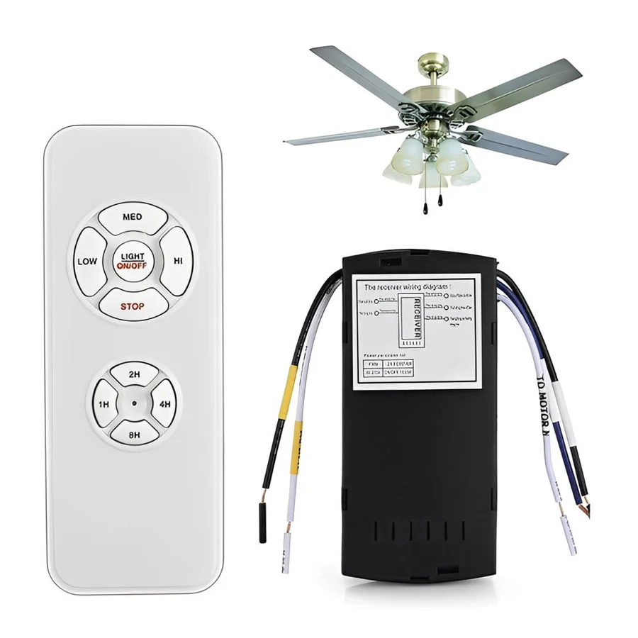 Smart Universal Ceiling Fan Remote with Wi-Fi and RF Control