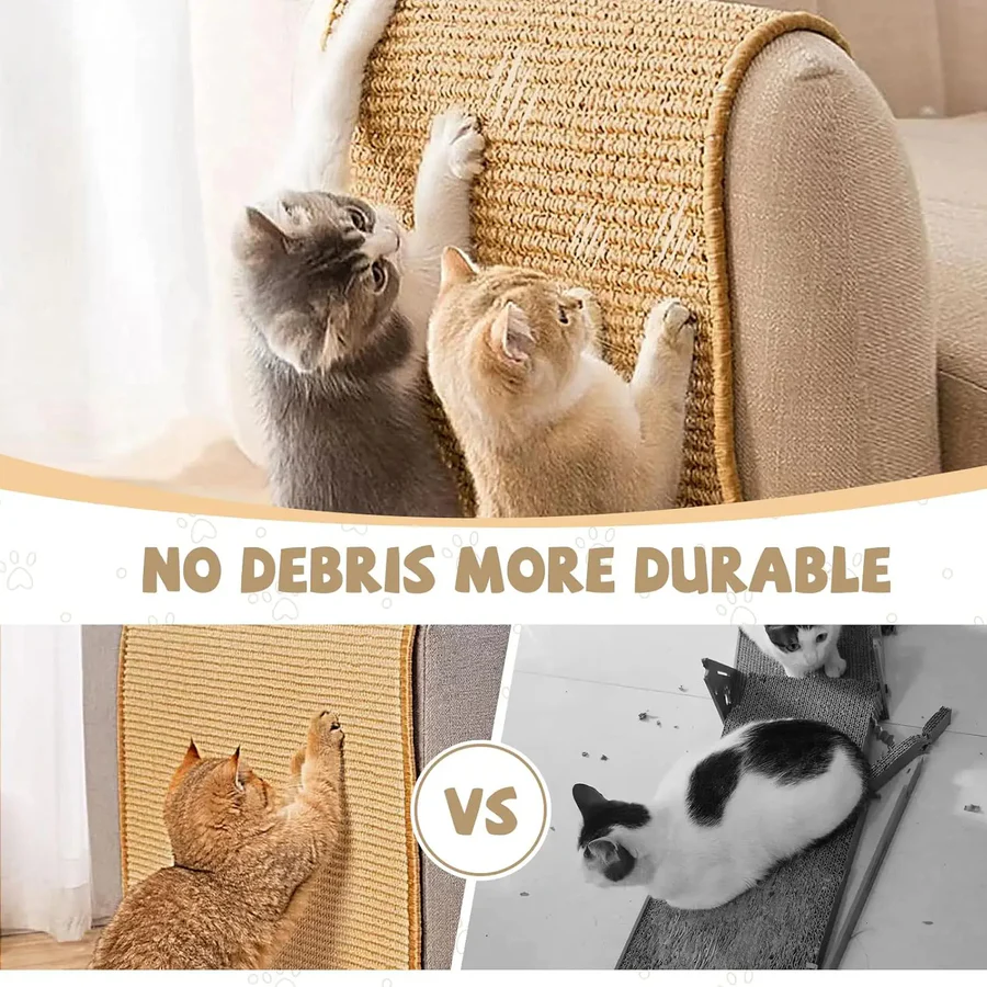 Durable Sisal Cat Scratcher Board Mat for Healthy Claw Care
