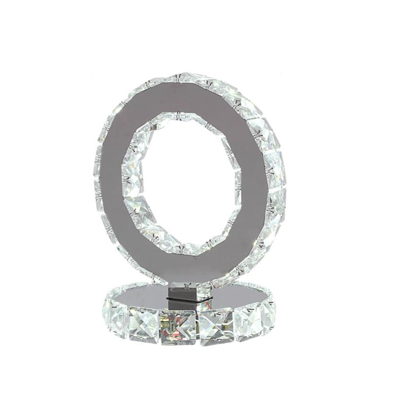 Chic Crystal Table Lamp with Modern Design