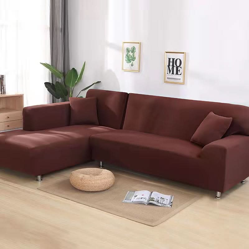 Stretch Velvet Sofa Cover with Anti-Slip Design