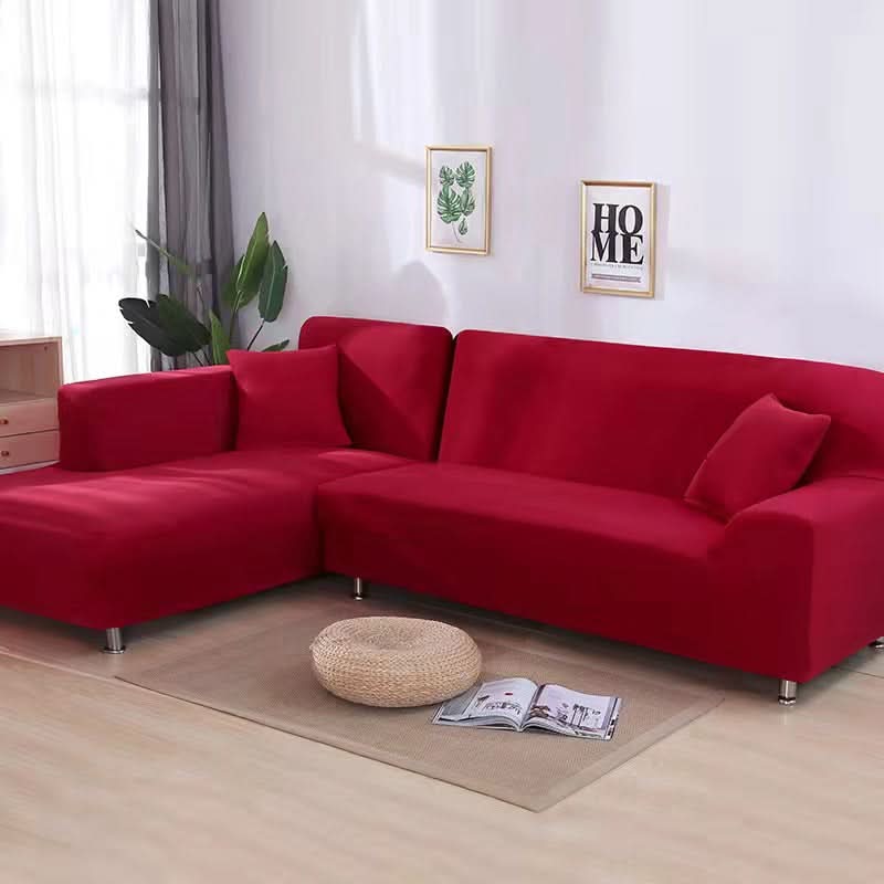 Stretch Velvet Sofa Cover with Anti-Slip Design