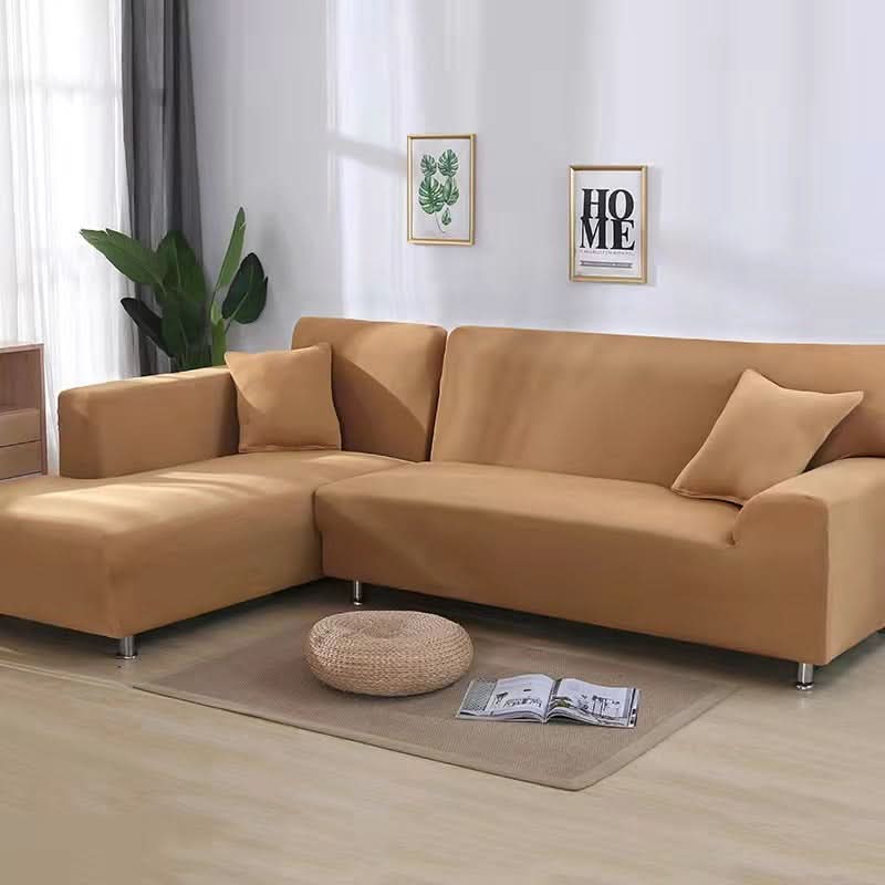 Stretch Velvet Sofa Cover with Anti-Slip Design