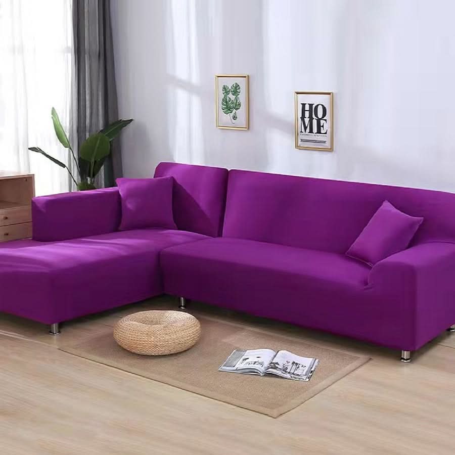 Elastic Stretch Sofa Protector for Stain Resistance and Non-Slip Fit