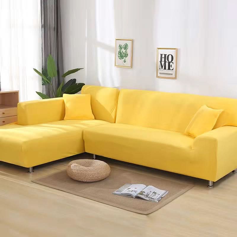 Stretch Velvet Sofa Cover with Anti-Slip Design