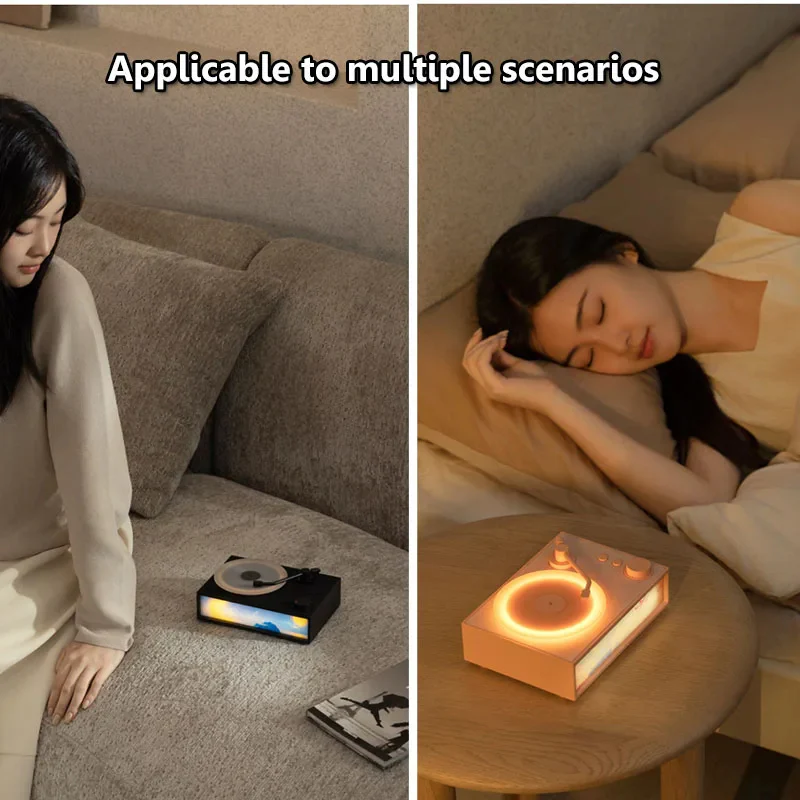 Aromatherapy Bluetooth Speaker with Night Light and Essential Oil Diffuser