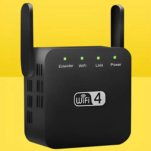 Long Range WiFi Repeater with Dual Antennas and 300Mbps Speed