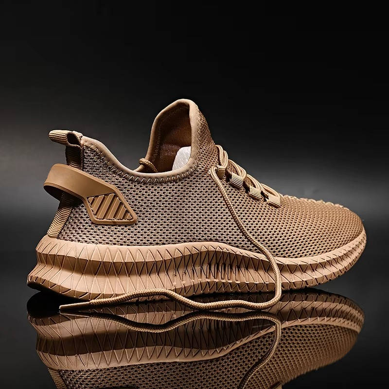 Lightweight Breathable Anti-Slip Running Shoes with Honeycomb Insole