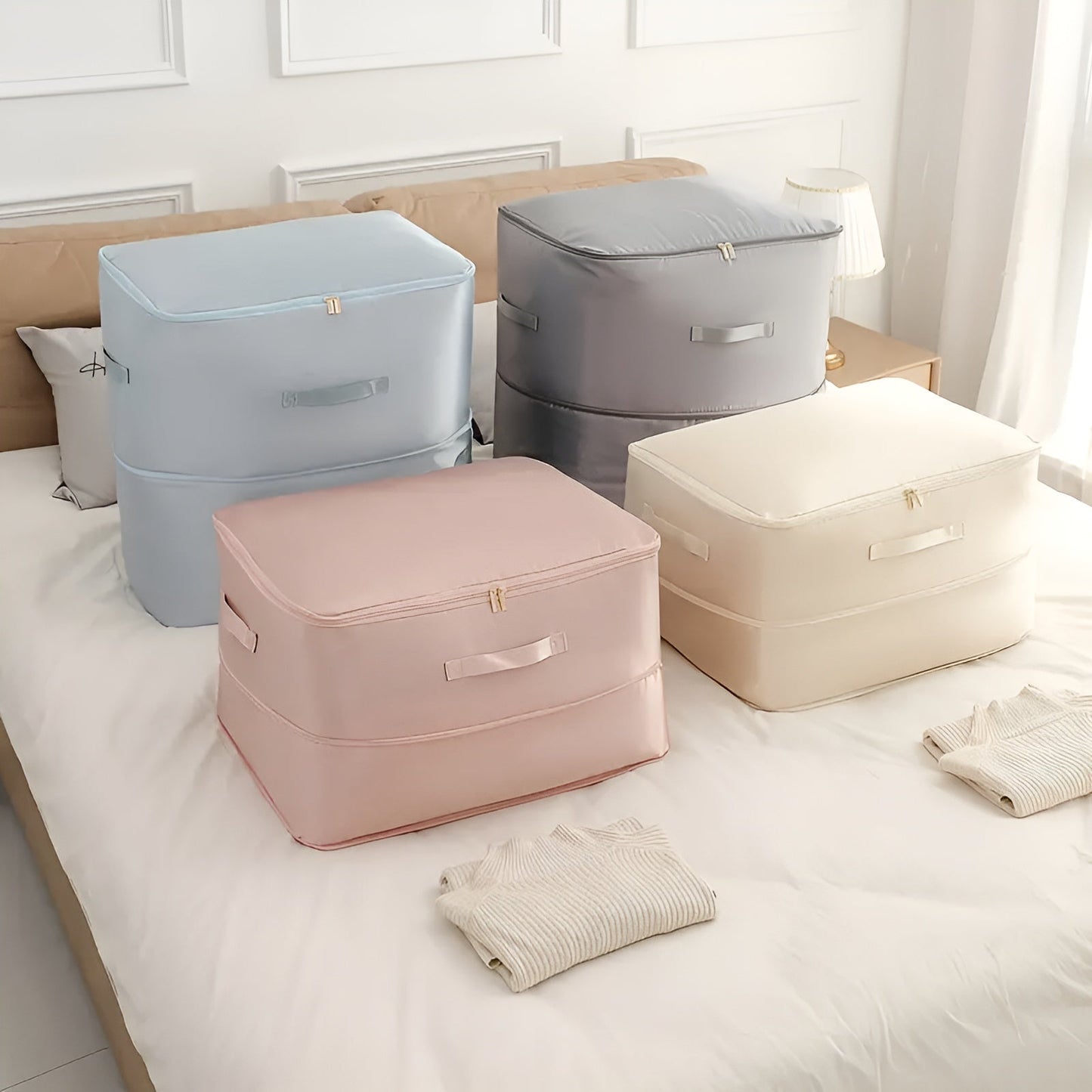 Compression Storage Bags for Clothes and Bedding