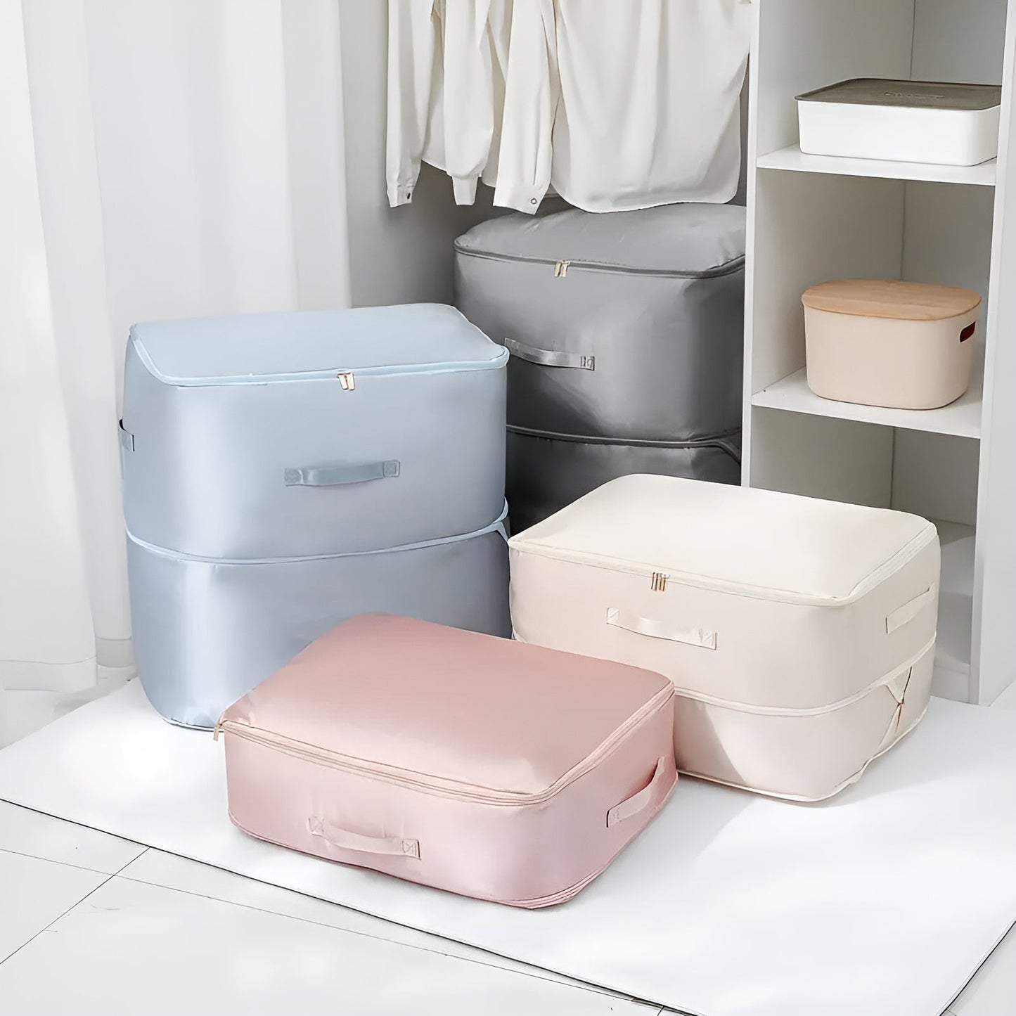 Compression Storage Bags for Clothes and Bedding