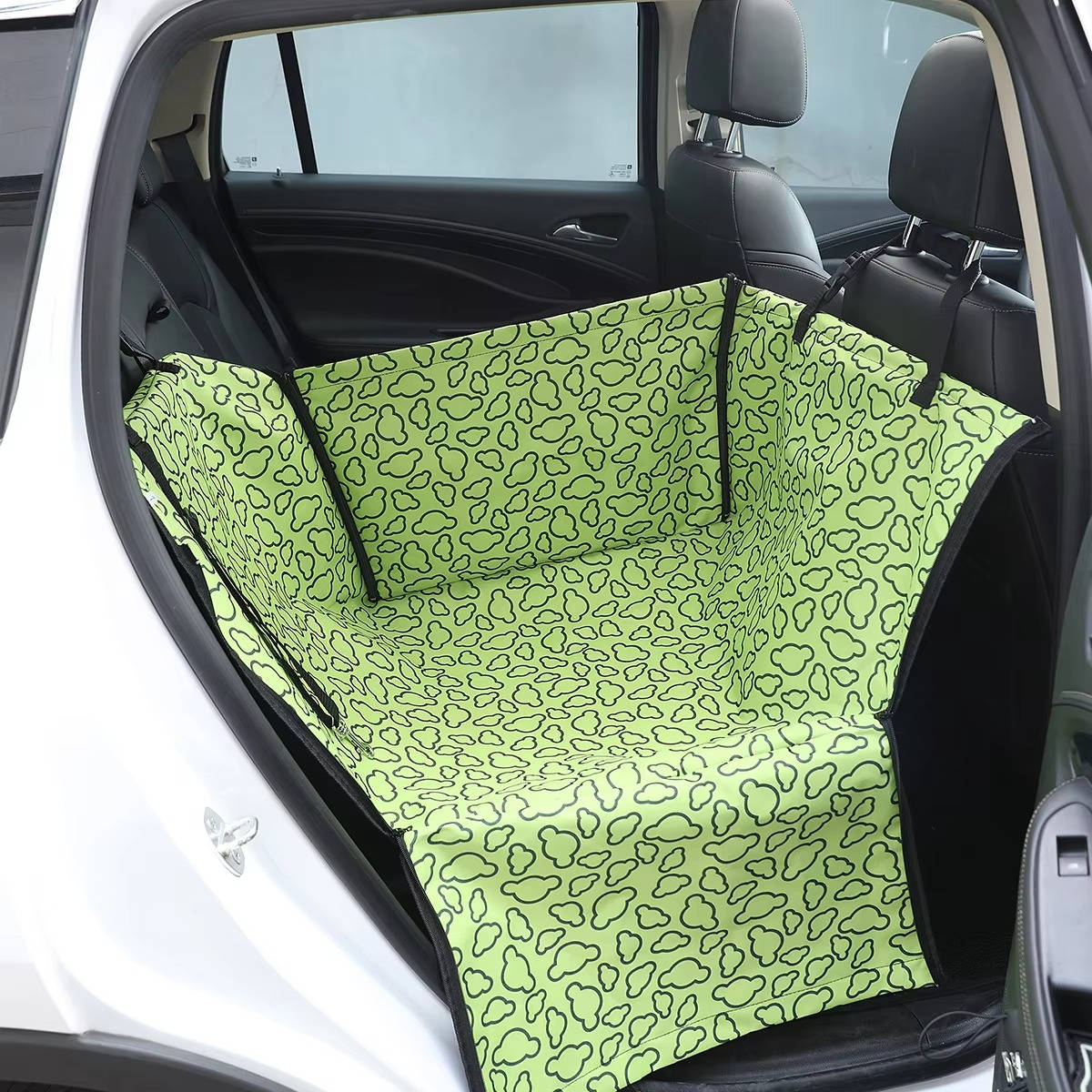 Waterproof Dog Car Seat Hammock Cover with Adjustable Straps