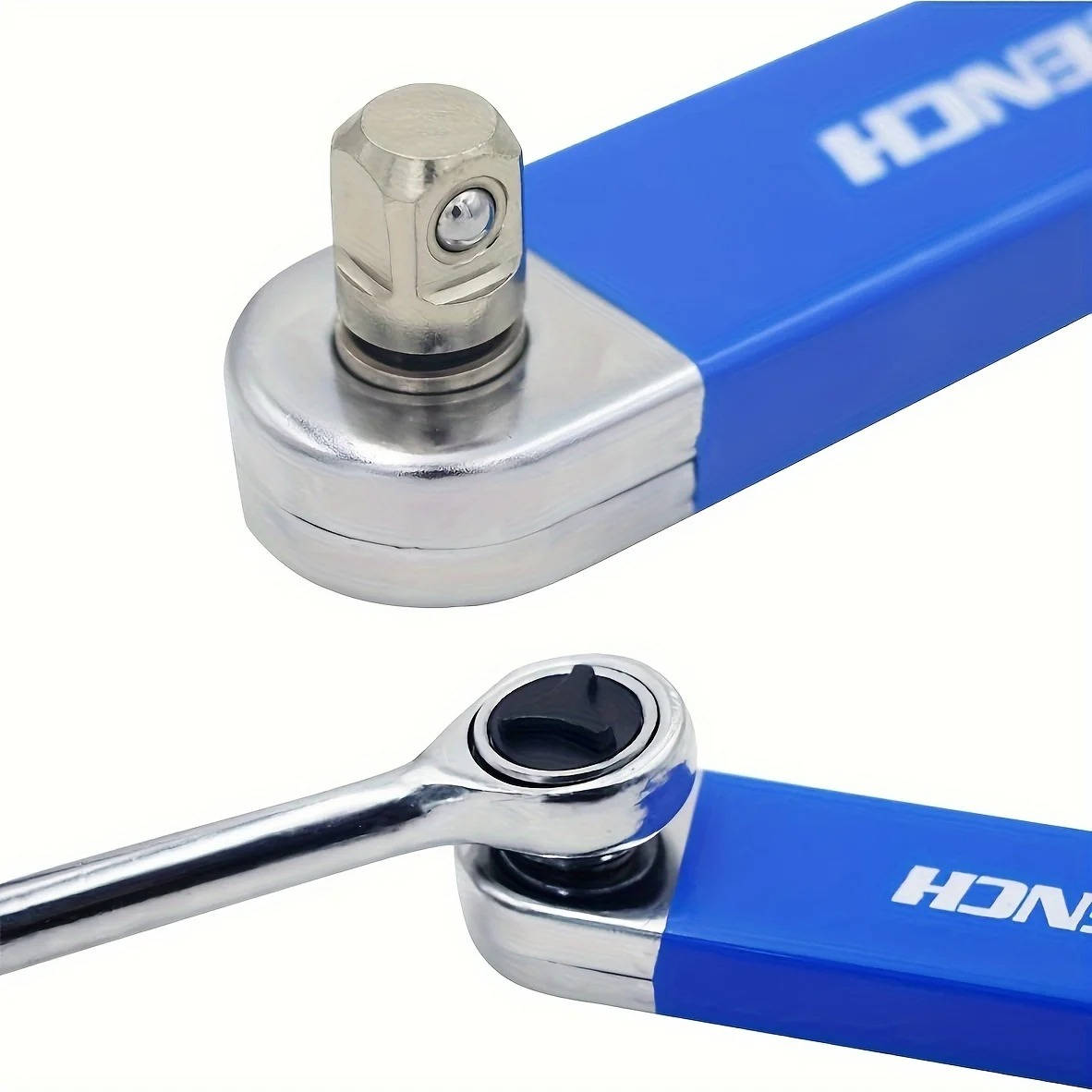 15.4 Inch Slim Extension Wrench with 3 Adapters