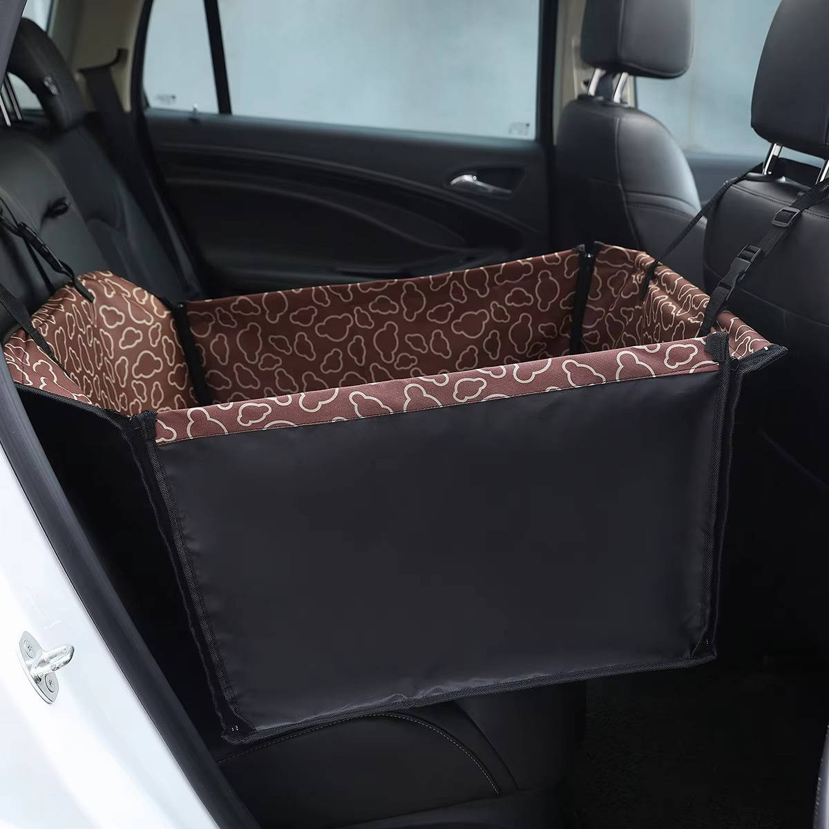 Waterproof Dog Car Seat Hammock Cover with Adjustable Straps