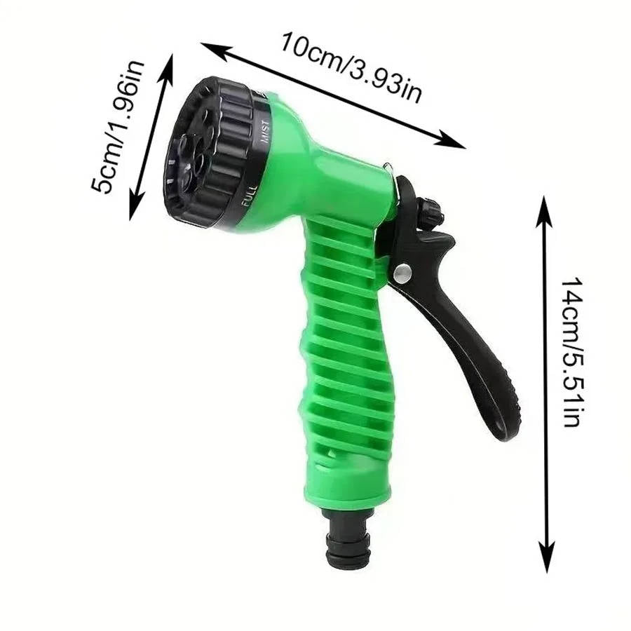 Expandable Garden Hose with 7 Spray Modes and Universal Connectors