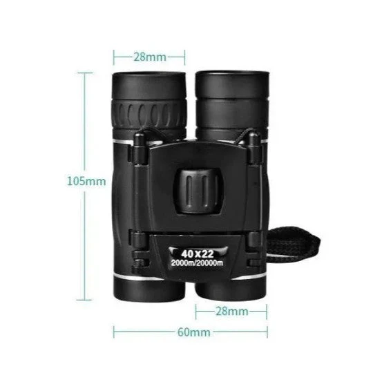 40x22 Military HD Binoculars for Hunting and Outdoor Use