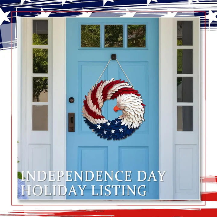 Eagle Wreath for Easter and Independence Day Decor