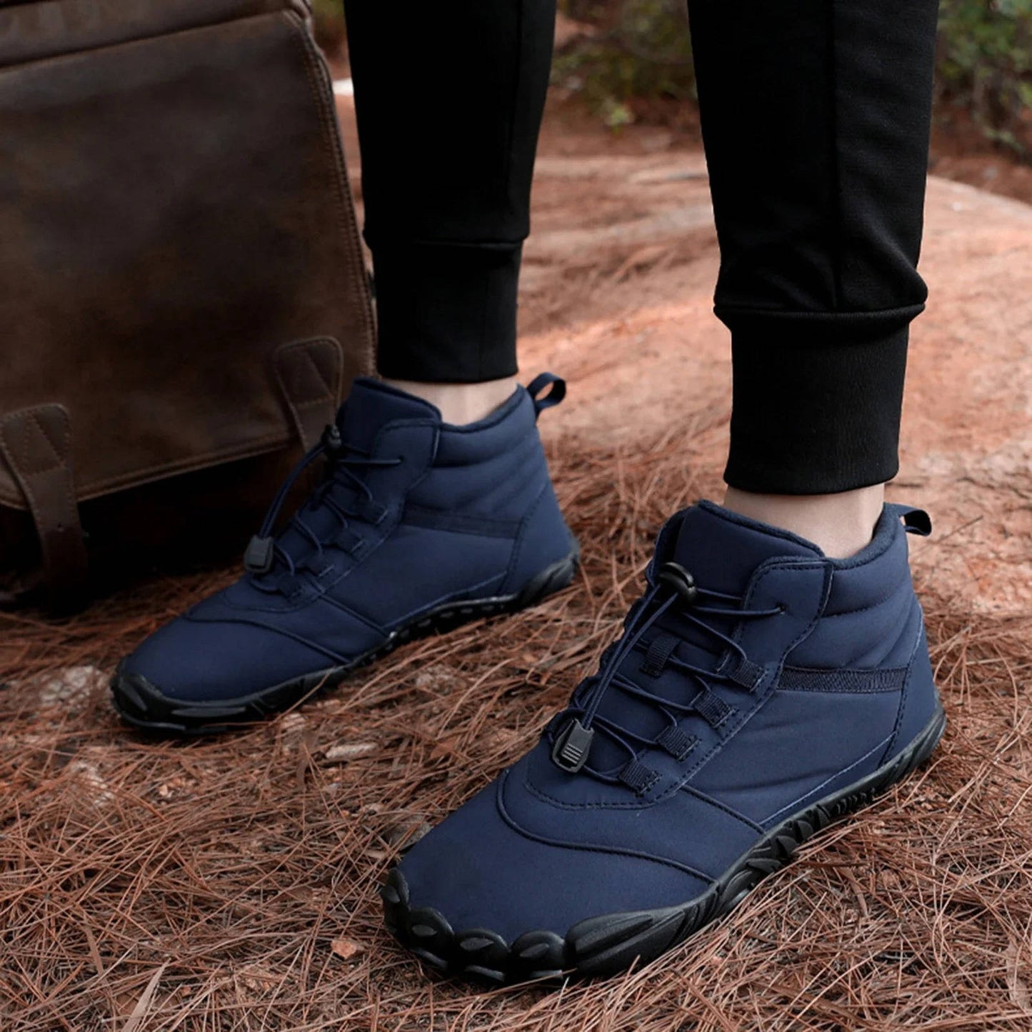 Waterproof Snowproof Winter Barefoot Shoes with Fleece Lining