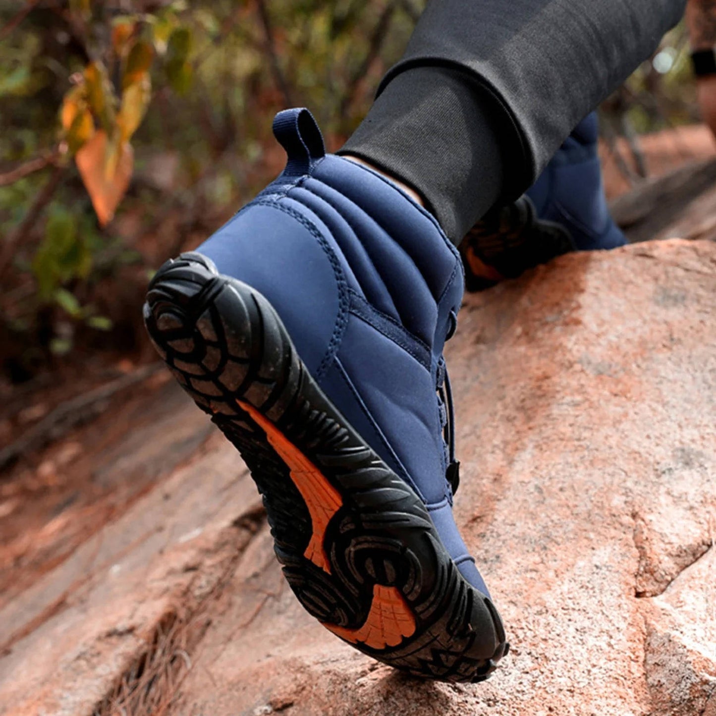 Waterproof Snowproof Winter Barefoot Shoes with Fleece Lining