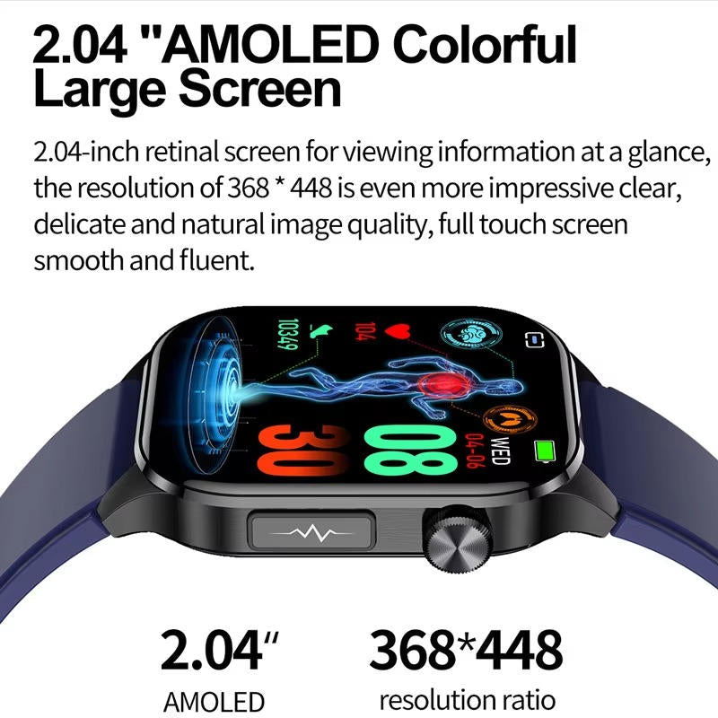 Smartwatch for Seniors with Health Monitoring and SOS Function