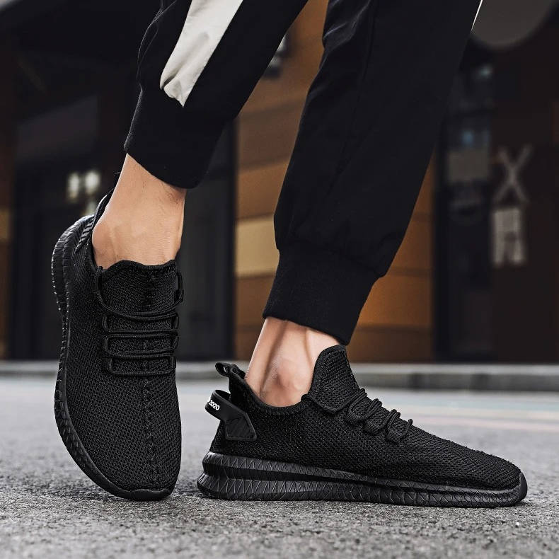 Lightweight Breathable Anti-Slip Running Shoes with Honeycomb Insole