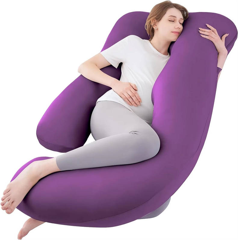 U Shaped Cooling Pregnancy Pillow with Removable Cover