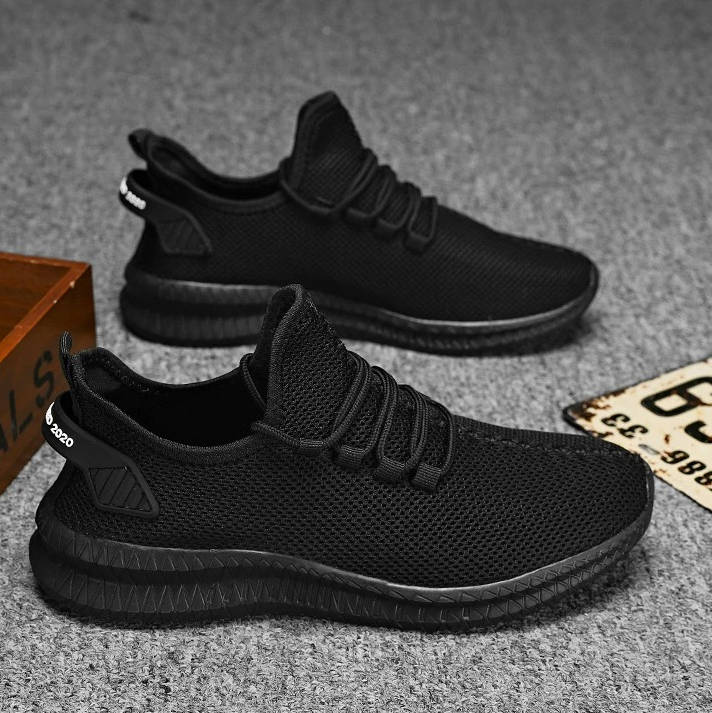 Lightweight Breathable Anti-Slip Running Shoes with Honeycomb Insole