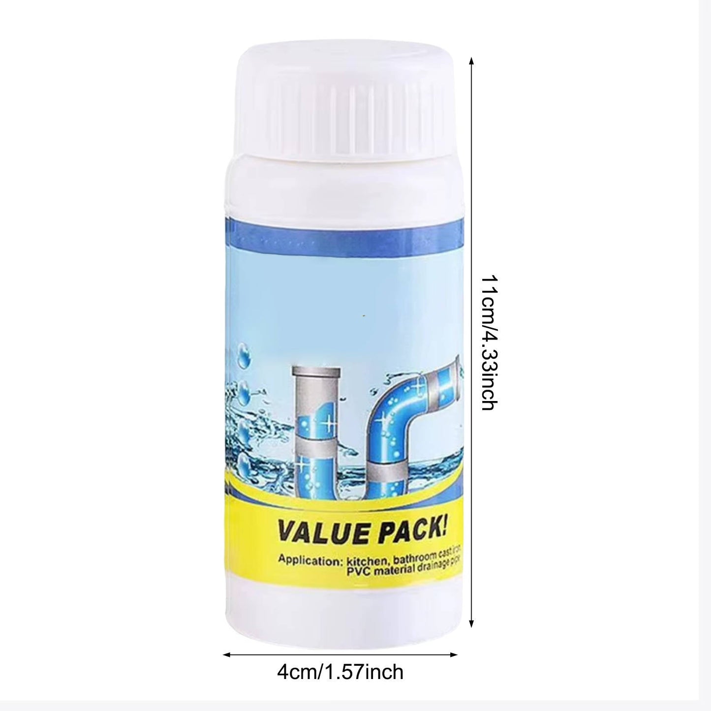 Fast Acting Foam Drain Cleaner for Stubborn Clogs and Odor Control