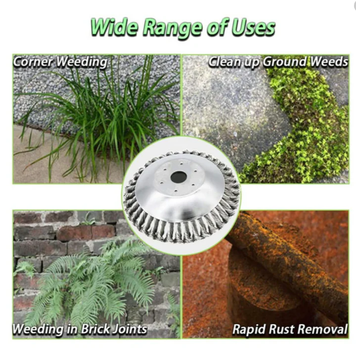 Carbon Steel Weed Brush Trimmer Attachment