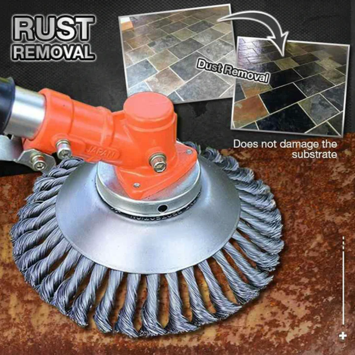 Carbon Steel Weed Brush Trimmer Attachment