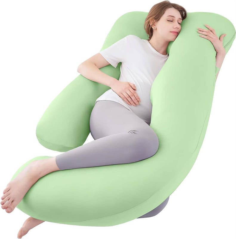 U Shaped Cooling Pregnancy Pillow with Removable Cover